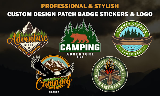 Gig Preview - Design military army tactical patch badge sticker mascot and circular logo