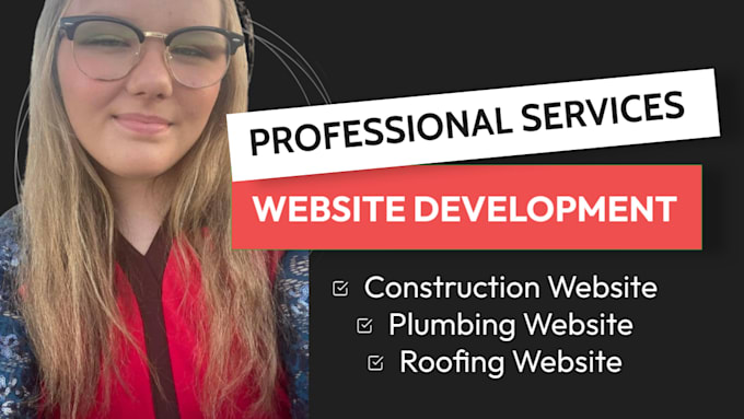 Gig Preview - Build professional construction plumbing roofing website