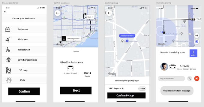 Gig Preview - Build design uber clone app, delivery app, taxi booking app, android ios app