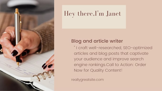 Gig Preview - Compell  articles and blogs that  capture readers attention