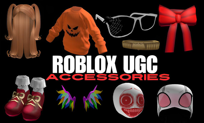 Gig Preview - Create ugc roblox accessories 3d model roblox model roblox ugc  ugc wearable