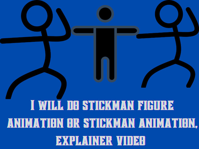 Gig Preview - Do stickman figure animation or stickman animation, explainer video for you