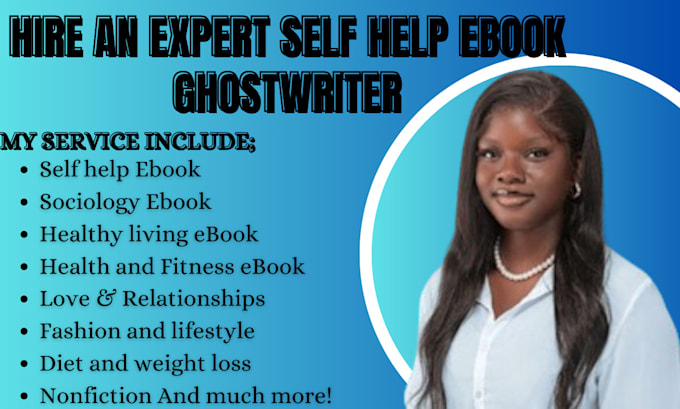 Gig Preview - Ghostwrite book self help medical health fitness ebook nonfiction book editing