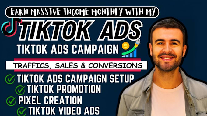 Gig Preview - Setup tiktok ads campaign, tiktok shop ads, tiktok integration, tiktok promotion