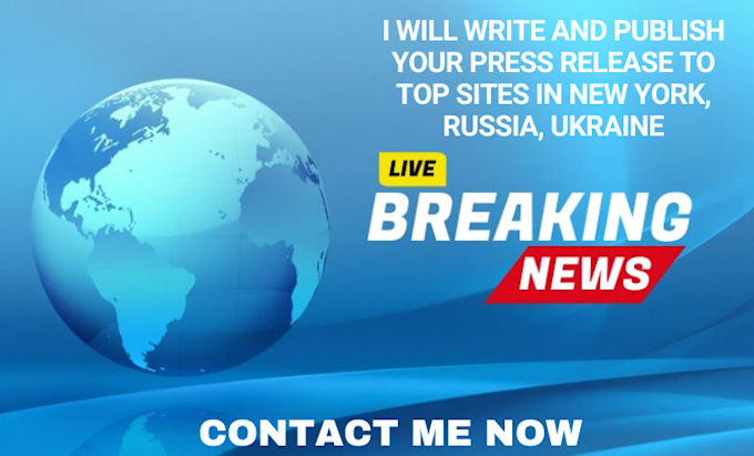 Bestseller - write and publish your press release to top sites in new york, russia, ukraine