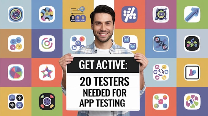 Gig Preview - Provide 20 active testers for app open and close testing