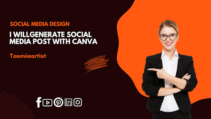 Gig Preview - Generate social media post with canva