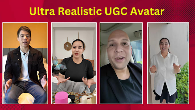 Gig Preview - Create ugc videos with ultra realistic ai spokespersons