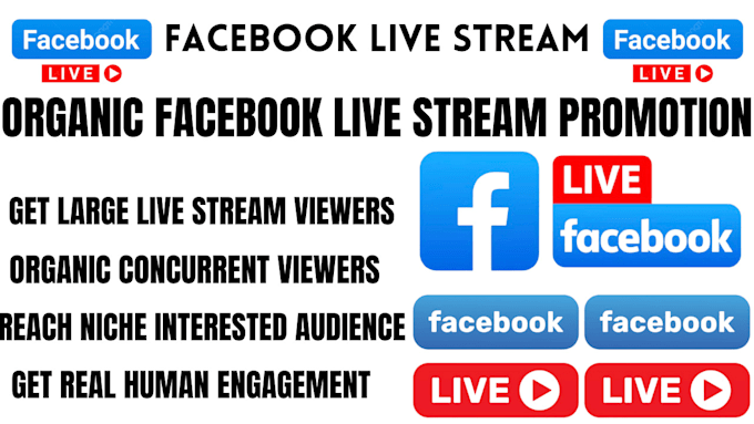 Gig Preview - Do best facebook live stream promotion using email marketing campaign