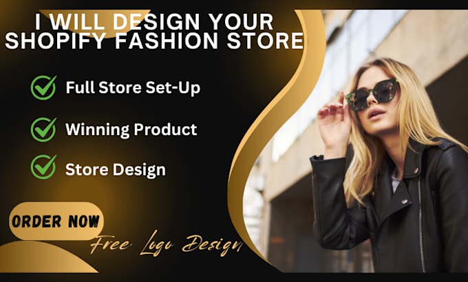 Gig Preview - Design shopify fashion store, fashion website and shopify fashion website