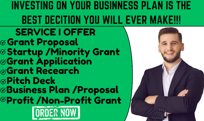 Gig Preview - Develop detailed business plan for startups investor business plan nonprofit