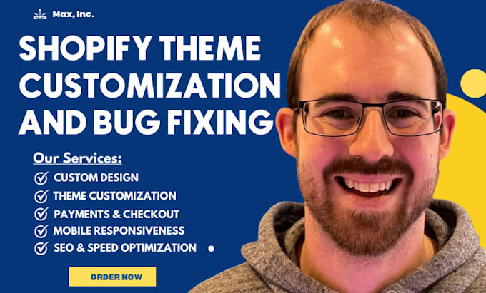 Gig Preview - Fix shopify errors bugs fix issues custom web coding and theme customization