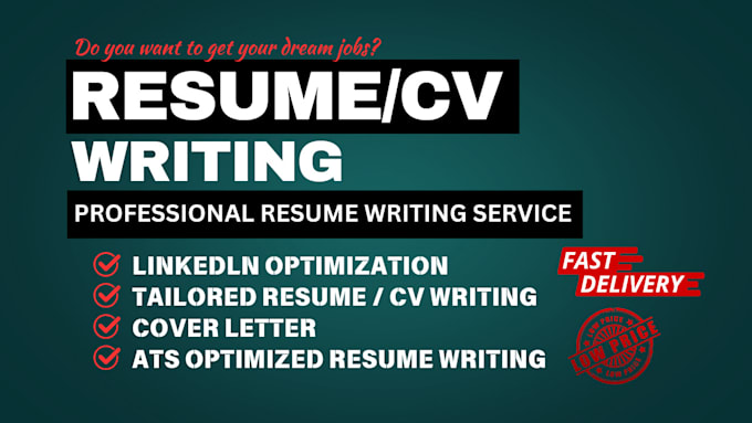 Bestseller - write and upgrade your resume, cv, cover letter, linkedin