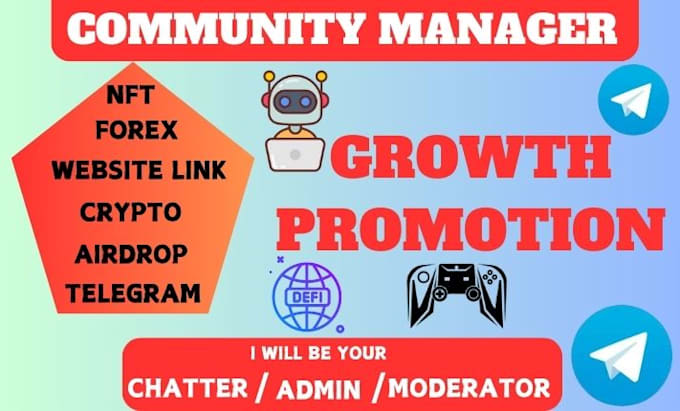 Gig Preview - Do telegram subscribers, crypto, nft promotion, forex, token, defigame, mass dm