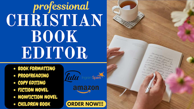 Gig Preview - Professionally edit, proofread and format your christian book, children book