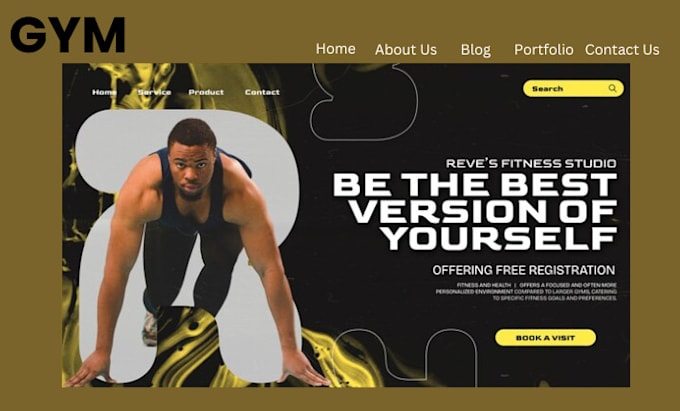 Bestseller - design sports website, gym website , fitness website, sport coaching website