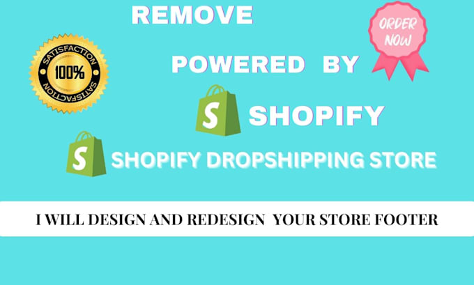 Gig Preview - Remove powered by shopify link from you shopify store footer