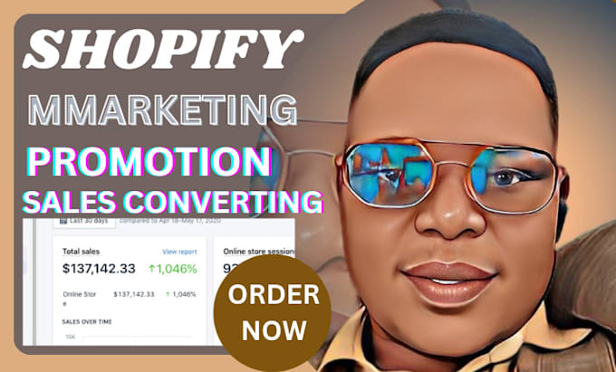 Gig Preview - Boost shopify promotion ads, passive income shopify dropshipping, increase sales