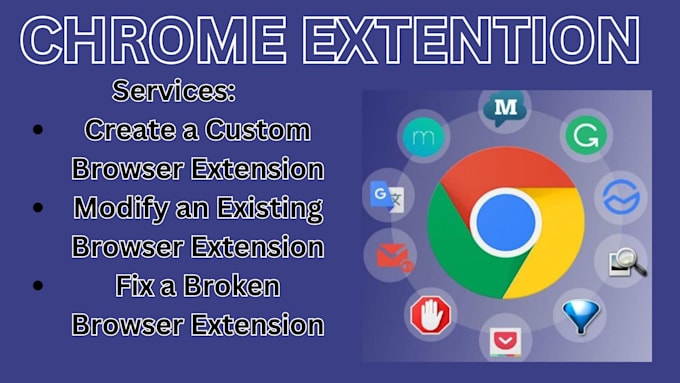 Gig Preview - Create, modify or fix google chrome browser extension plugin