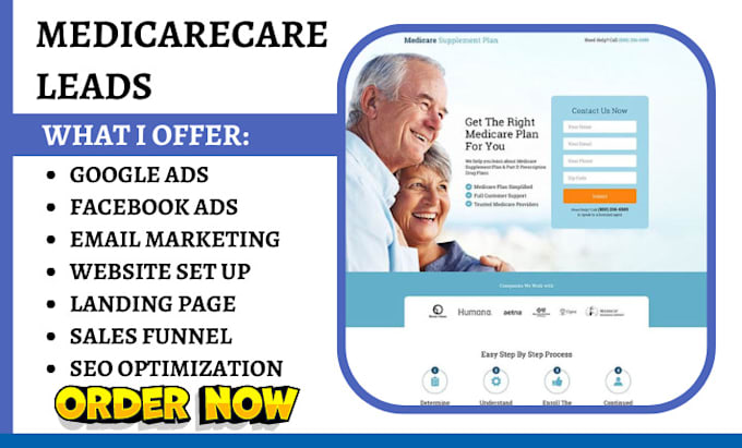 Gig Preview - Generate medicare leads home care leads via facebook ads leads funnel