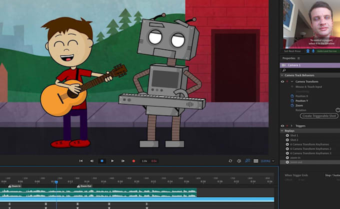 Gig Preview - Design animated characters adobe character animator animation video cartoon art