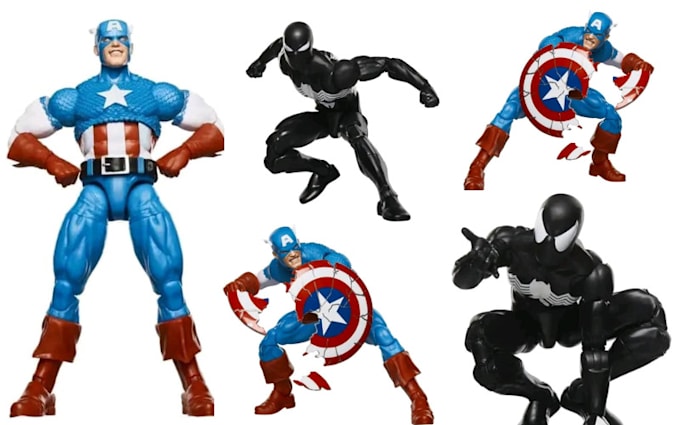 Gig Preview - Create unique 3d marvel dc figure funko pop box action figure for 3d printing