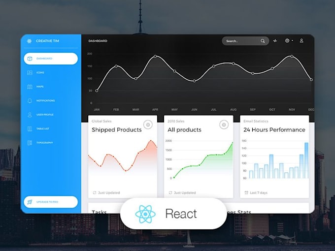 Gig Preview - Do frontend web development, figma to html css react js