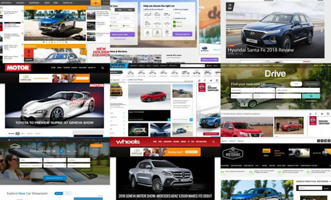 Gig Preview - Build used car website car dealership website auto dealership car dealer website