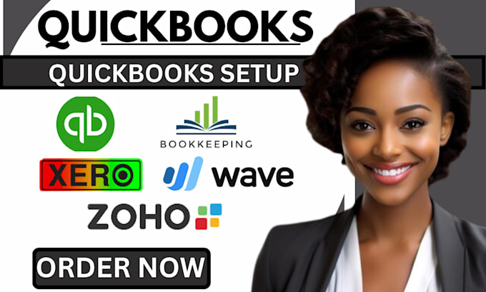 Gig Preview - Quickbooks setup financial reports bank reconciliation online bookkeeping xero