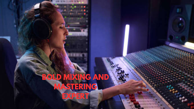 Gig Preview - Manually mix and mastering your audio vocal,album professionally