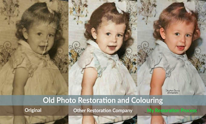 Gig Preview - Restore, colorize and enhance your old photo professionally