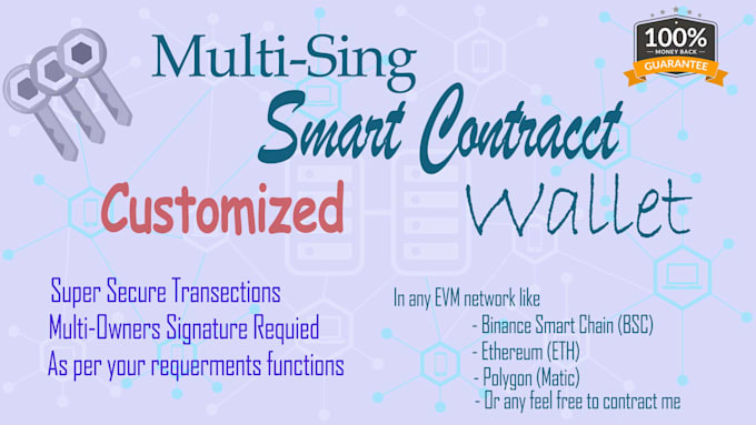 Bestseller - create your secure smart contract multising wallet