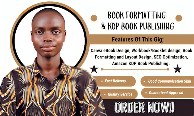 Gig Preview - Do canva ebook design training manual design booklet design for amazon kdp