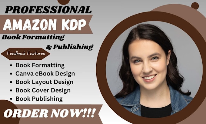 Gig Preview - Do ebook formatting amazon KDP book publishing book formatting and layout design