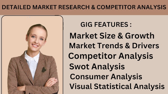 Gig Preview - Conduct a powerful comprehensive market research analysis