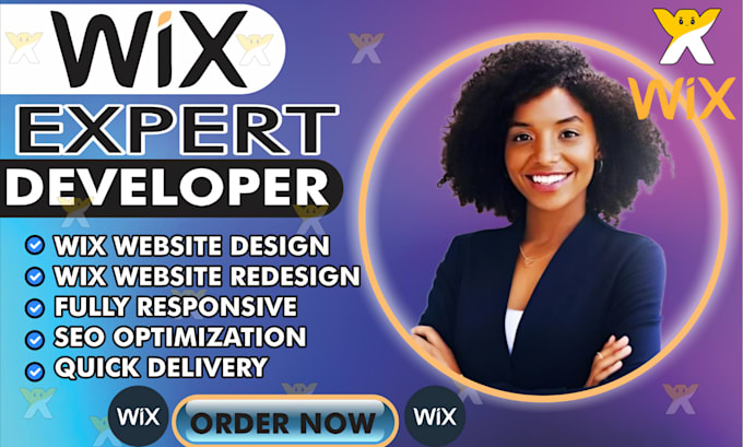 Gig Preview - Design wix website, wix website redesign, wix ecommerce store design, wix SEO