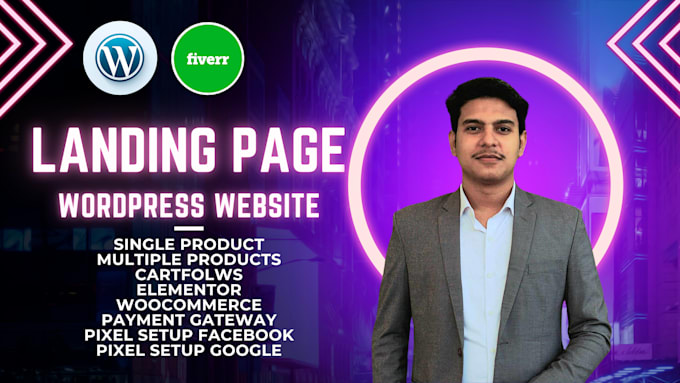Gig Preview - Do create modern wordpress landing pages with elementor pro 24 hour delivery
