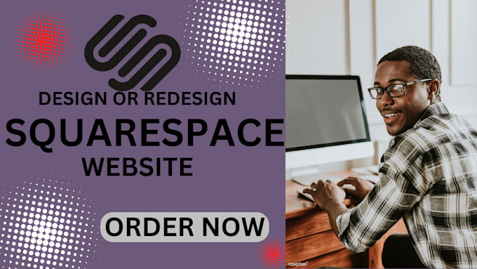 Gig Preview - Design and optimize your squarespace website for your business