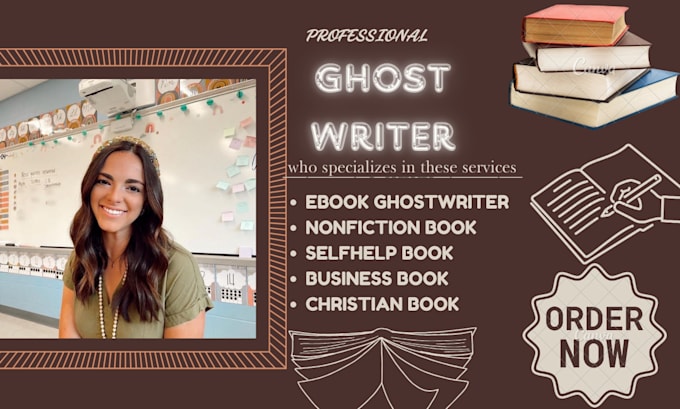 Gig Preview - Ghostwrite compelling nonfiction self help ebook christian book as a ghostwriter