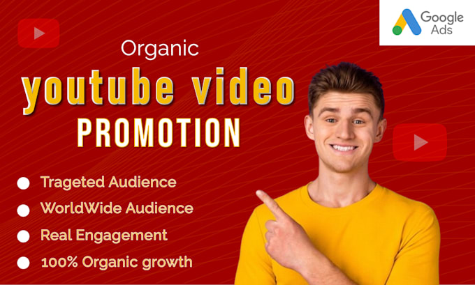 Gig Preview - Do video promotion to grow your channel and target audience