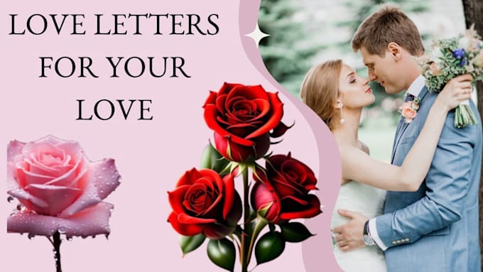 Gig Preview - Ghostwrite your love letters in just 24 hours ,so order now