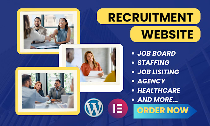 Gig Preview - Recruitment website, job board, staffing website, job board website, agency site