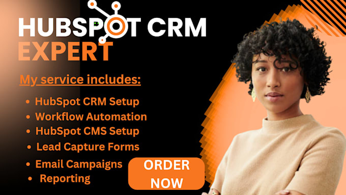 Gig Preview - Set up hubspot crm, hubspot website, hubspot automation workflow, hubspot cms