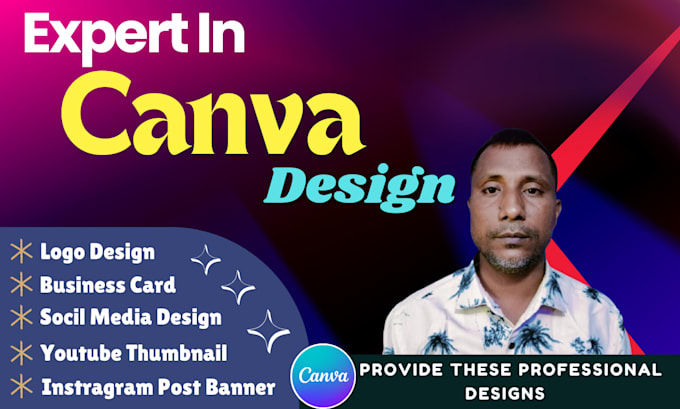 Gig Preview - Create any design by canva