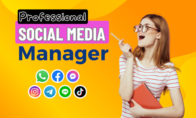 Gig Preview - Be your professional social media marketing manager and content creator