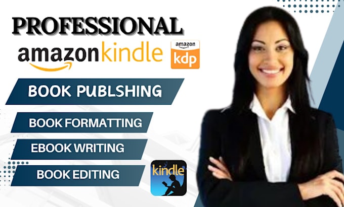 Gig Preview - Amazon KDP book publishing ebook writer book formatting editing