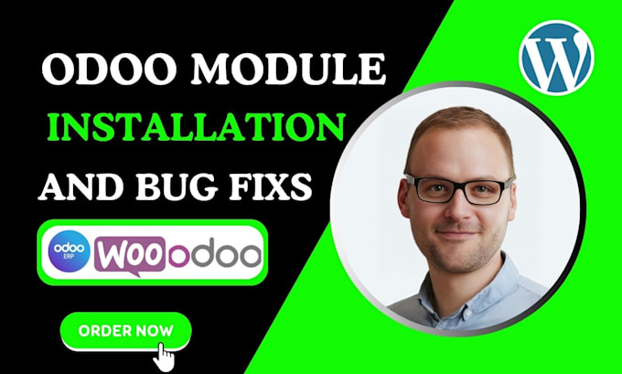 Gig Preview - Install effective odoo, fix bugs, develop, odoo module create website