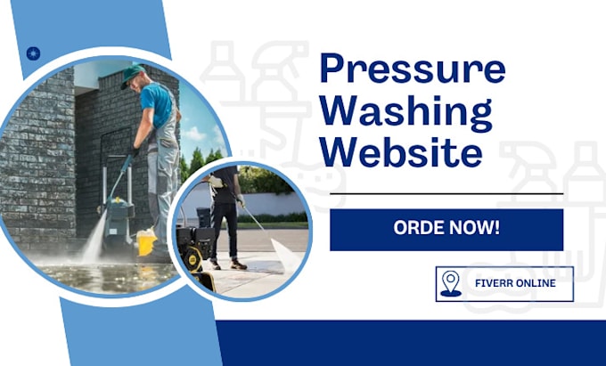 Gig Preview - Design pressure washing website, lawn care website, junk removal website