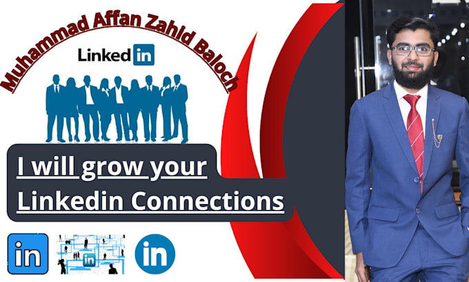 Gig Preview - Grow your linkedin connections