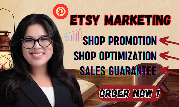 Gig Preview - Do etsy ecommerce shop marketing seo pinterest campaign strategy